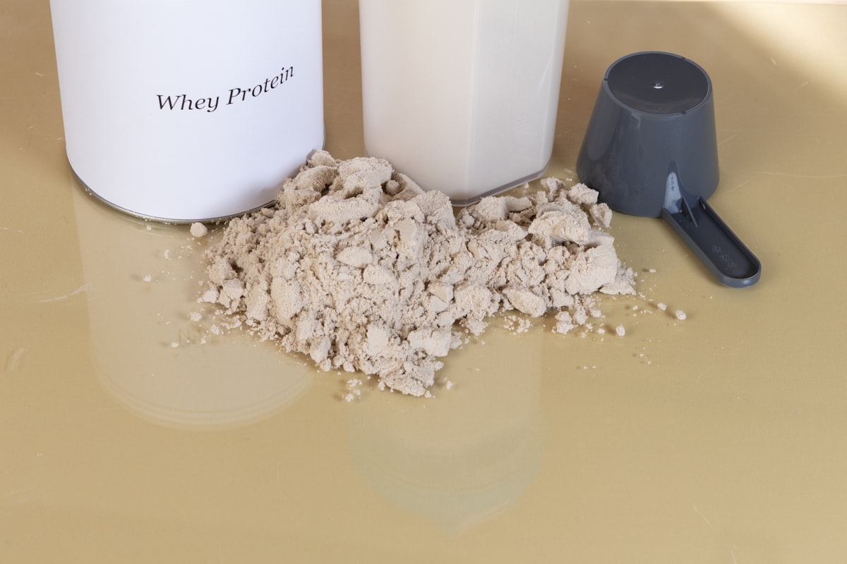 Male athlete preparing healthy nutrition meal